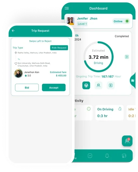 Rydo Driver App Features
