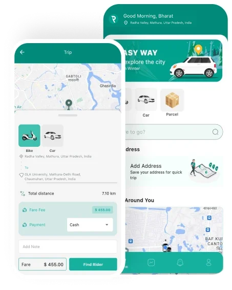 Rydo User App Feature