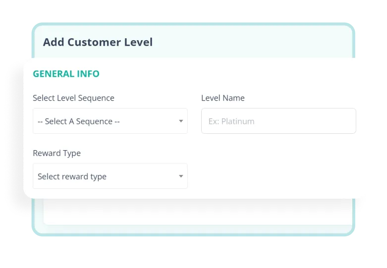 Rydo Admin Panel Customer Setup Add Customer Level Features
