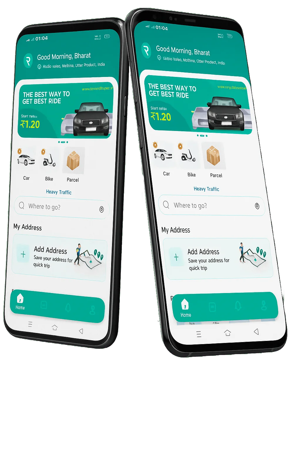 Rydo iOS & Android Supported User App